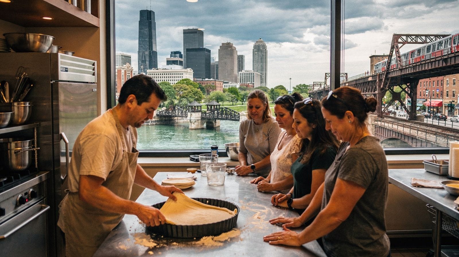 Cooking and improv classes