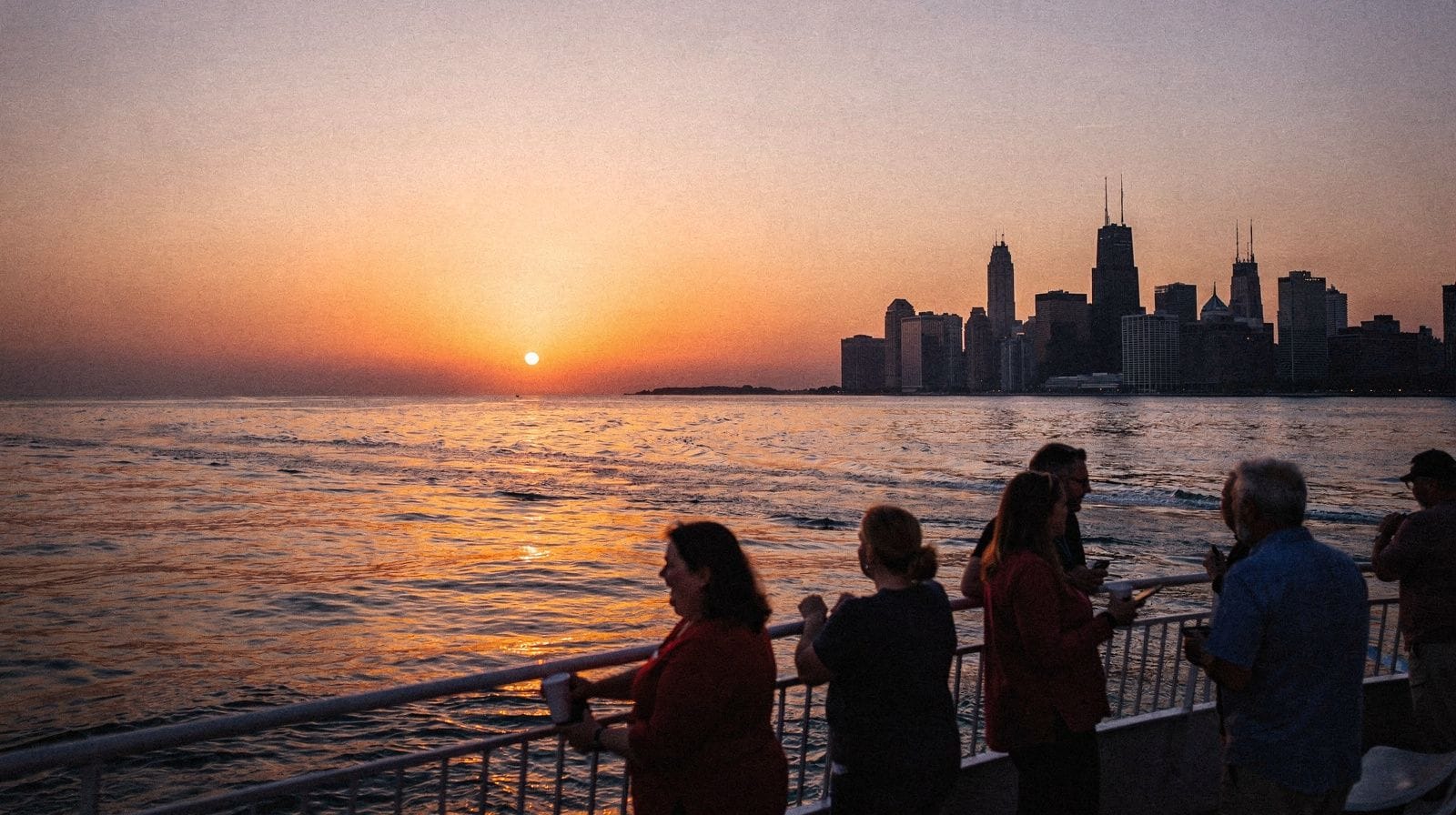 Les plus beaux points de vue au coucher du soleil sur la skyline de Chicago