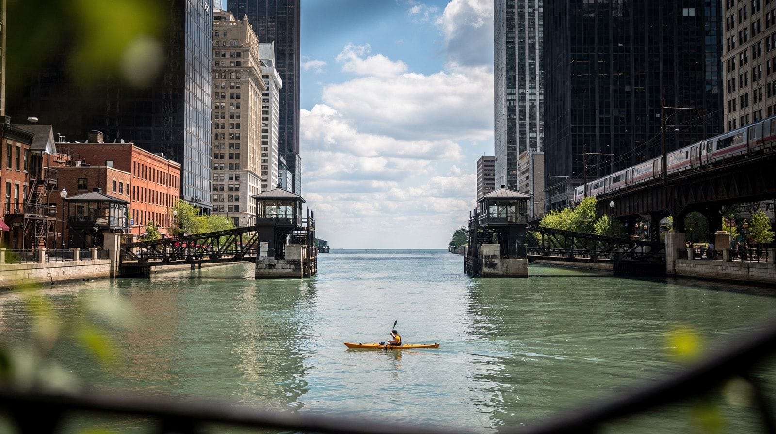 Kayak guidé ou location libre sur la Chicago River ?